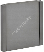 Выключатель проходной 1-кл. СП FORTE&PIANO 10А FP503 сталь IEK FP-V12-0-10-1-K46 - smartlife-ural.ru – Екатеринбург