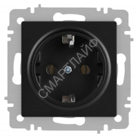 Розетка 1-м СП Accent 6-202-05 16А IP20 250В 2P+E Schuko антрацит Intro Б0063693 - smartlife-ural.ru – Екатеринбург