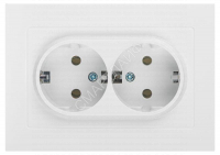 Розетка 2-м СП Accent 6-205-01 16А IP20 250В 2P+E Schuko AL/CU бел. Intro Б0063485 - smartlife-ural.ru – Екатеринбург