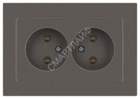 Розетка 2-м СП Accent 6-204-09 16А IP20 250В 2P AL/CU титан Intro Б0063433 - smartlife-ural.ru – Екатеринбург