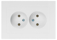 Розетка 2-м СП Accent 6-204-01 16А IP20 250В 2P AL/CU бел. Intro Б0063447 - smartlife-ural.ru – Екатеринбург