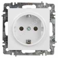 Розетка 1-м СП Accent 6-202-01 16А IP20 250В 2P+E Schuko AL/CU бел. Intro Б0063678 - smartlife-ural.ru – Екатеринбург