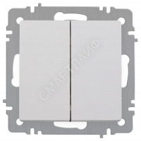 Выключатель 2-кл. СП Accent 6-104-01 10А IP20 250В AL/CU бел. Intro Б0063452 - smartlife-ural.ru – Екатеринбург
