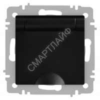 Розетка 1-м СП Accent 6-203-05 16А IP20 250В 2P+E Schuko с крышкой антрацит Intro Б0063747 - smartlife-ural.ru – Екатеринбург