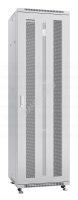 Шкаф монтажный телекоммуникационный напольный ND-05C-42U60/80 19дюйм для распред. и серверн. оборудования 42U 600х800х2055мм передн. и задн. перфорир. двери ручка с замком сер. (RAL 7035) Cabeus 7204c - smartlife-ural.ru – Екатеринбург