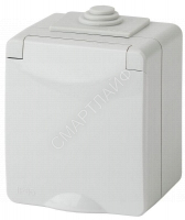 Розетка 1-м ОП Эра Эксперт 11-2602-03 16А IP65 250В 2P+E защ. шторки сер. Эра Б0035990 - smartlife-ural.ru – Екатеринбург