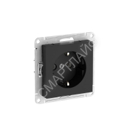 Розетка AtlasDesign 16А с заземл. быстрозажим. клем. механизм карбон SE ATN001043S - smartlife-ural.ru – Екатеринбург