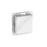 Розетка AtlasDesign 16А IP20 с заземл. защ. шторки с крышкой быстрозажим. клем. механизм бел. SE ATN000146S - smartlife-ural.ru – Екатеринбург