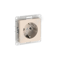 Розетка AtlasDesign 16А с заземл. быстрозажим. клем. механизм беж. SE ATN000243S - smartlife-ural.ru – Екатеринбург