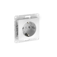 Розетка Glossa 16А с заземл. защ. шторки быстрозажим. клем. механизм бел. SE GSL000145S - smartlife-ural.ru – Екатеринбург