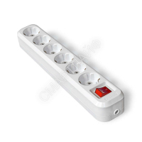 Колодка удлинителя 6-м с заземл. с выкл. АБС-пластик еврослот UNIVersal S306 - smartlife-ural.ru – Екатеринбург