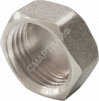 Заглушка никелированная резьбовая ВР 2дюйм (40/5) VALFEX VF.590.N.200 - smartlife-ural.ru – Екатеринбург