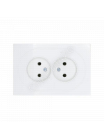 Розетка 2-м СП OSEN без заземл. ПБТ белая LEZARD 743-0200-128B - smartlife-ural.ru – Екатеринбург