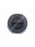 Розетка 1-м СП OSEN с заземл. с крышкой ПБТ механизм сер. матов. LEZARD 743-7488-123B - smartlife-ural.ru – Екатеринбург