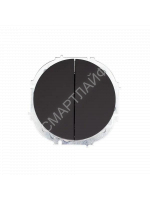 Выключатель 2-кл. СП OSEN 10А IP20 механизм черн. бархат LEZARD 743-4288-101 - smartlife-ural.ru – Екатеринбург