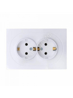 Розетка 2-м СП OSEN с заземл. ПБТ механизм бел. LEZARD 743-0200-127B - smartlife-ural.ru – Екатеринбург