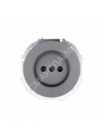 Розетка 1-м СП OSEN без заземл. ПБТ механизм сер. матов. LEZARD 743-7488-121B - smartlife-ural.ru – Екатеринбург