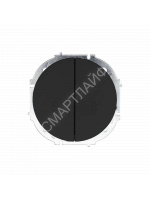 Выключатель проходной 2-кл. СП OSEN 10А IP20 механизм черн. бархат LEZARD 743-4288-106 - smartlife-ural.ru – Екатеринбург