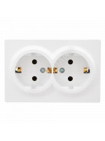 Розетка 2-м ОП LETO с заземл. закрытый корпус ПБТ бел. LEZARD 752-0200-127B - smartlife-ural.ru – Екатеринбург