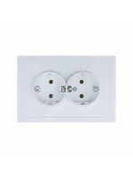 Розетка 2-мест. с/з СП ZIMA IP20 16А ПБТ безвинт. зажим бел. LEZARD 704-0200-127BQC - smartlife-ural.ru – Екатеринбург