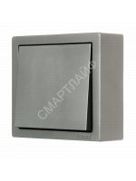 Выключатель 1-кл. ОП LETO платина LEZARD 752-3500-100 - smartlife-ural.ru – Екатеринбург