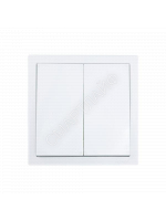 Выключатель 2-кл. СП ZIMA IP20 10А безвинт. зажим бел. LEZARD 704-0288-101QC - smartlife-ural.ru – Екатеринбург