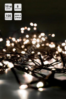 Гирлянда "Нить" LD100C-GWW 100LED тепл. бел. 10м 8 режимов IP44 SHLights 4690601052919 - smartlife-ural.ru – Екатеринбург