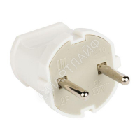 Вилка прямая 6А 250В без заземл. бел. EKF AVP6-10 - smartlife-ural.ru – Екатеринбург