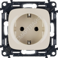 Розетка 1-м СП Valena Allure 16А IP2X 250В 2P+E безвинтов. клеммы с лицев. панелью механизм сл. кость Leg 753821 - smartlife-ural.ru – Екатеринбург