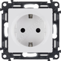Розетка 1-м СП Valena Life 16А IP20 250В 2P+E защ. шторки безвинтов. клеммы с лицев. панелью механизм бел. Leg 753420 - smartlife-ural.ru – Екатеринбург