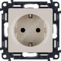 Розетка 1-м СП Valena Life 16А IP20 250В 2P+E защ. шторки безвинтов. клеммы с лицев. панелью механизм сл. кость Leg 753520 - smartlife-ural.ru – Екатеринбург