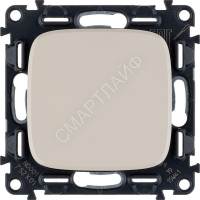 Выключатель 1-кл. СП Valena Allure 10А IP20 250В 10AX с лицев. панелью безвинтов. зажимы механизм сл. кость Leg 752801 - smartlife-ural.ru – Екатеринбург