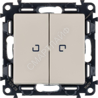 Выключатель 2-кл. СП Valena Life 10А IP20 250В 10AX с подсветкой с лицев. панелью механизм сл. кость Leg 752528 - smartlife-ural.ru – Екатеринбург