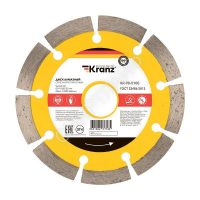 Диск отрезной алмазный сегментный 115х22.2мм Kranz KR-90-0100 - smartlife-ural.ru – Екатеринбург