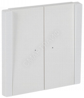 Выключатель проходной 2-кл. СП FORTE&PIANO 10А FP208 с индикацией бел. IEK FP-V22-1-10-1-K01 - smartlife-ural.ru – Екатеринбург