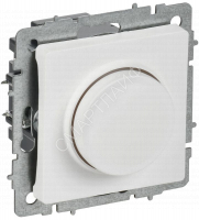 Светорегулятор поворотно-нажимной СП BRITE СС10-1-0-БрАБ 600Вт механизм арктич. бел. IEK BR-D20-0600-K91 - smartlife-ural.ru – Екатеринбург