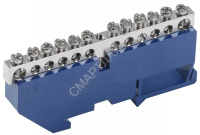 Шина нулевая на DIN-изол. Ni ШНИ-6х9-12-Д-С IEK YNN10-12-D-K07-N - smartlife-ural.ru – Екатеринбург