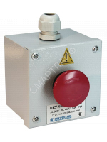Пост кнопочный ПКУ 15-21-111 КЕ141 исп.2 (1з+1р) красн. гриб с фиксацией/ PG-13.5 Электротехник ET054790 - smartlife-ural.ru – Екатеринбург