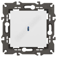 Выключатель 1-кл. СП Elegance 14-1102-01 10А IP20 250В 10AX с подсветкой механизм бел. Эра Б0034215 - smartlife-ural.ru – Екатеринбург