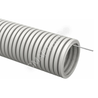 Труба гофрированная ПВХ d25мм с протяжкой сер. (уп.25м) TOKOV ELECTRIC TKE-TG/P-25-C06/25 - smartlife-ural.ru – Екатеринбург