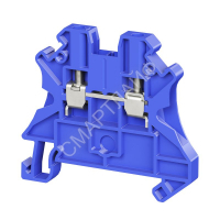 Клемма проходная винтовой зажим; 2 точки подключения; 2.5кв.мм син. DKC TUR-2.5R-BU - smartlife-ural.ru – Екатеринбург