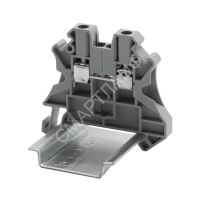 Клемма проходная винтовой зажим; 2 точки подключения; 4кв.мм сер. DKC TUR-4R - smartlife-ural.ru – Екатеринбург