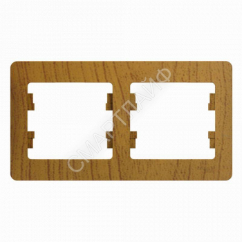 Рамка 2-м Glossa горизонт. дерево дуб SE GSL000502 - smartlife-ural.ru – Екатеринбург