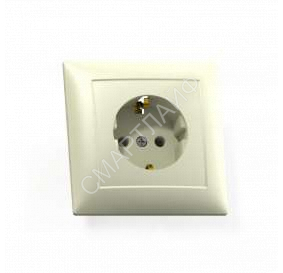 Розетка 1-м СП Селена РС16-370 16А IP20 с заземл. сл. кость Кунцево 8146 - smartlife-ural.ru – Екатеринбург