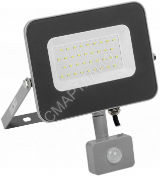 Прожектор светодиодный СДО 07-30Д 30Вт 6500К IP54 с датчиком движ. сер. IEK LPDO702-30-K03 - smartlife-ural.ru – Екатеринбург