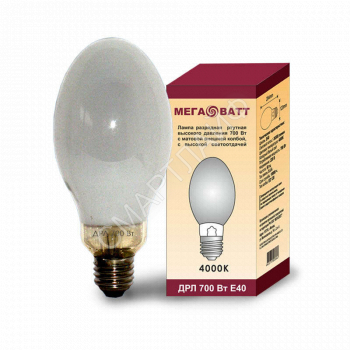 Лампа газоразрядная ртутная ДРЛ 700 E40 (15) МЕГАВАТТ 03062 - smartlife-ural.ru – Екатеринбург