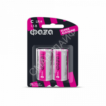 Элемент питания алкалиновый C/LR14 1.5В Super Alkaline BL-2 (уп.2шт) ФАZА 2858504 - smartlife-ural.ru – Екатеринбург