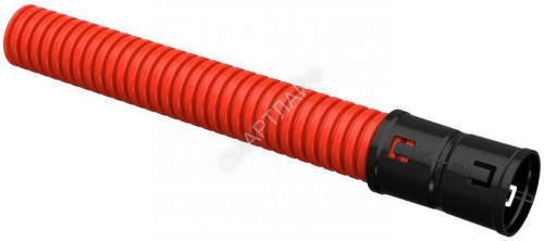 Труба гофрированная двустенная ПНД гибкая d40мм с муфтой красн. (уп.50м) IEK CTG12-040-K04-050-R - smartlife-ural.ru – Екатеринбург