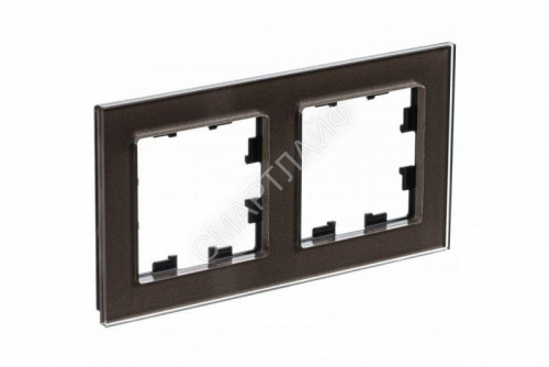 Рамка 2-м AtlasDesign Nature стекло мокко SE ATN320602 - smartlife-ural.ru – Екатеринбург