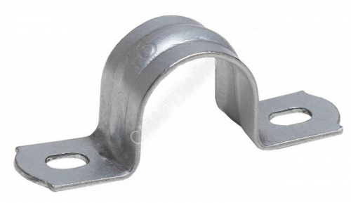 Скоба металлическая двухлапковая d 21-22мм (уп.100шт) ЭРА Б0036428 - smartlife-ural.ru – Екатеринбург